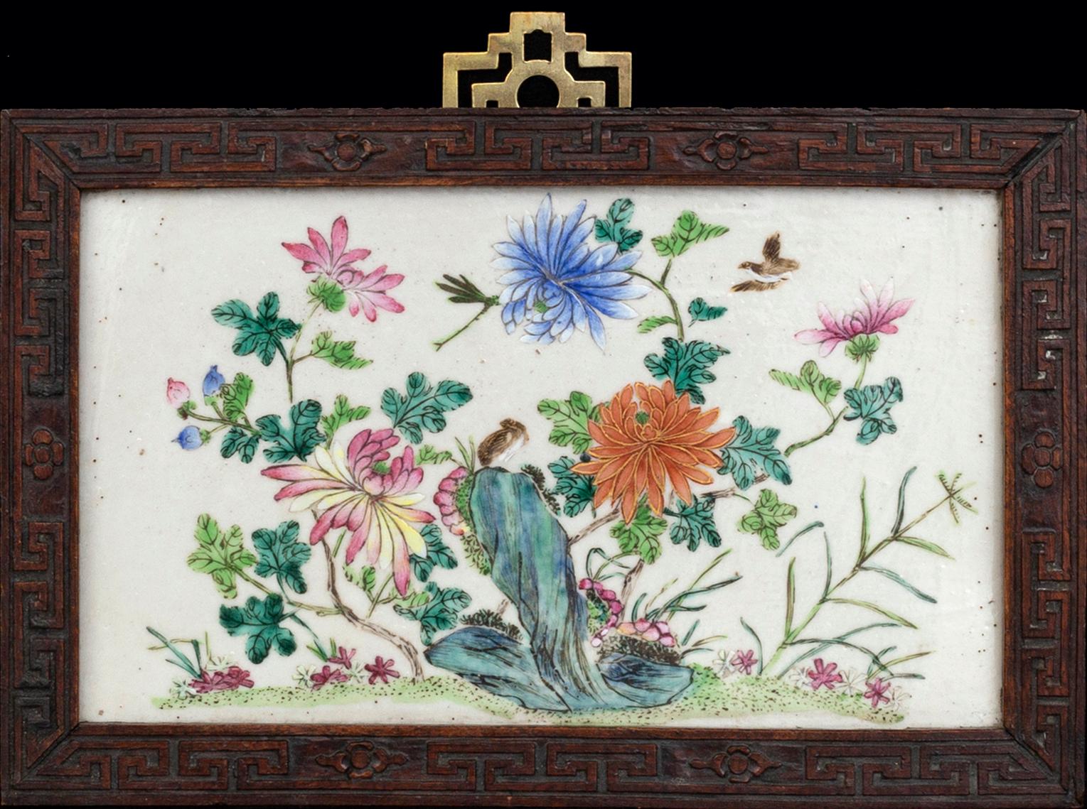 PORSLINSTAVLA,porslin, Tongzhi (1862-1874)Kina.