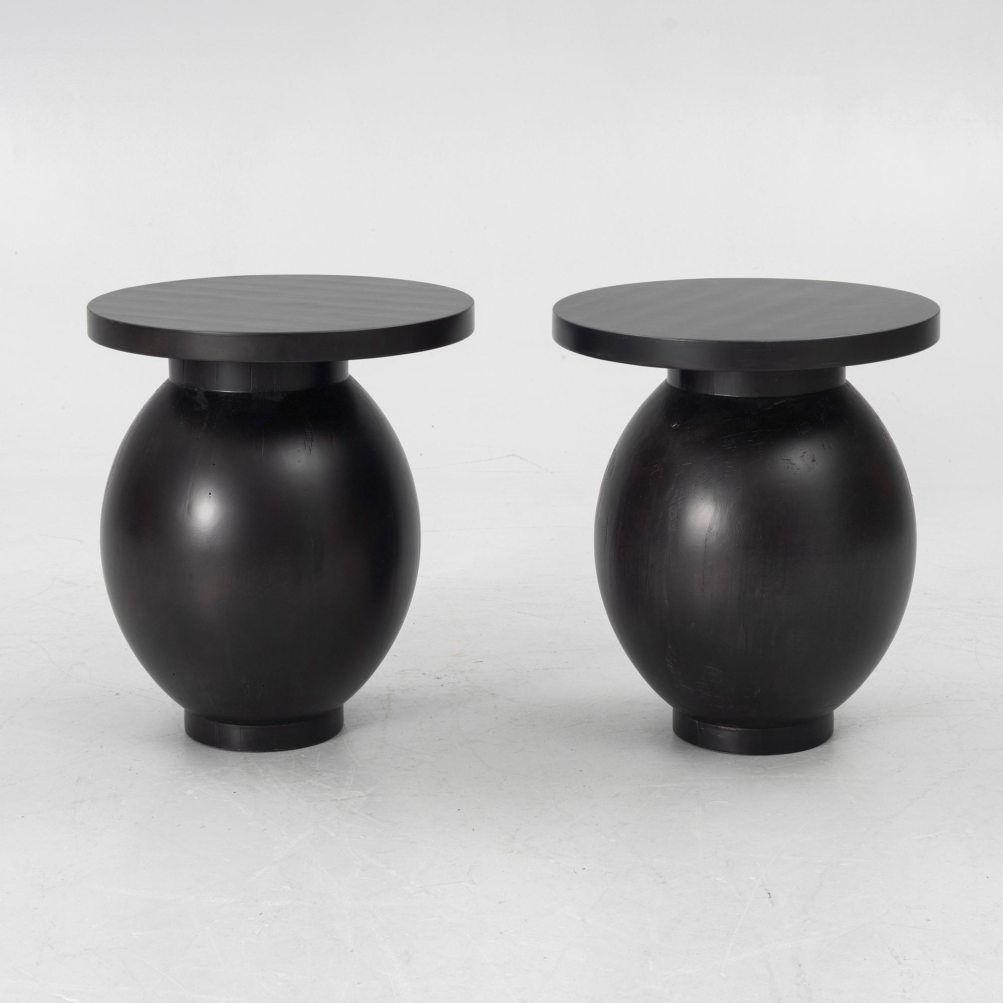 Eva-Lotta Axelsson, sidobord, ett par, "Notkate", Nude Ateljé.