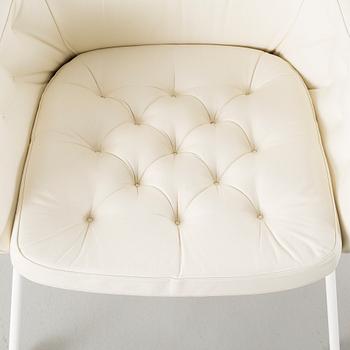 Six "Mirja" armchairs, designed by Bruno Mathsson for Bruno Mathsson International, dated 2001.