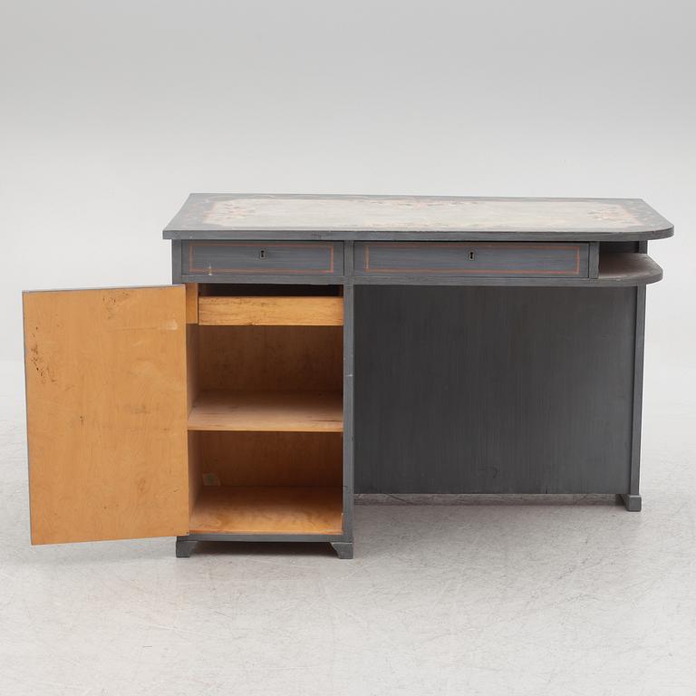 Desk and chair, first half of the 20th century.