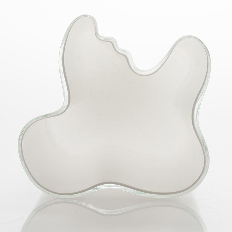 An Alvar Aalto glass vase 3031, signed Alvar Aalto, 2000's.