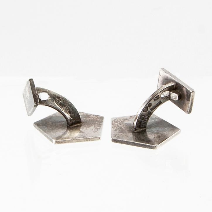 Wiwen Nilsson, manschettknappar sterling silver Lund 1963.