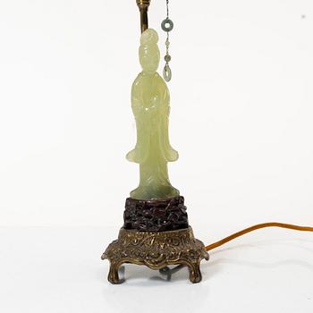 A set of three sculptures/table lamps, China, 20th century.