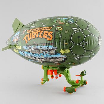 16 Teenage Mutant Ninja Turtles toys from Playmates toys, 1980s and 1990s.