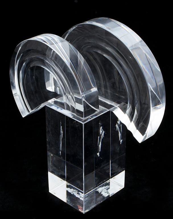 OLLE ALBERIUS, glas, skulptur, Signerad, Orrefors Gallery-90.