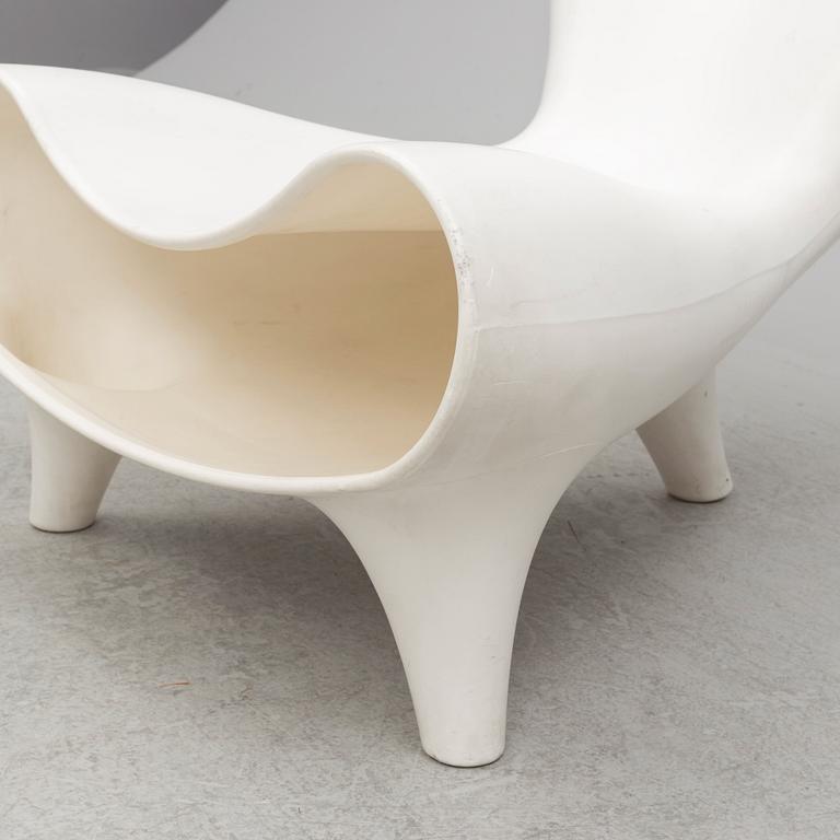 Marc Newson, an 'Orgone' lounge chair, Cappellini, Italy, after 1993.