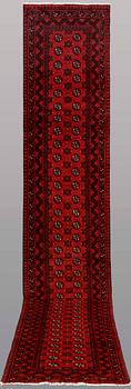 A RUNNER, Afghan, ca 498 x 83 cm.