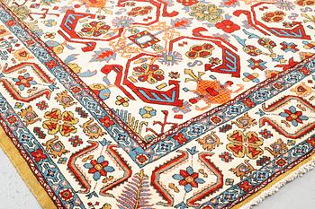 Matto, semi-antique Qum, ca 342,5 x 222 cm.