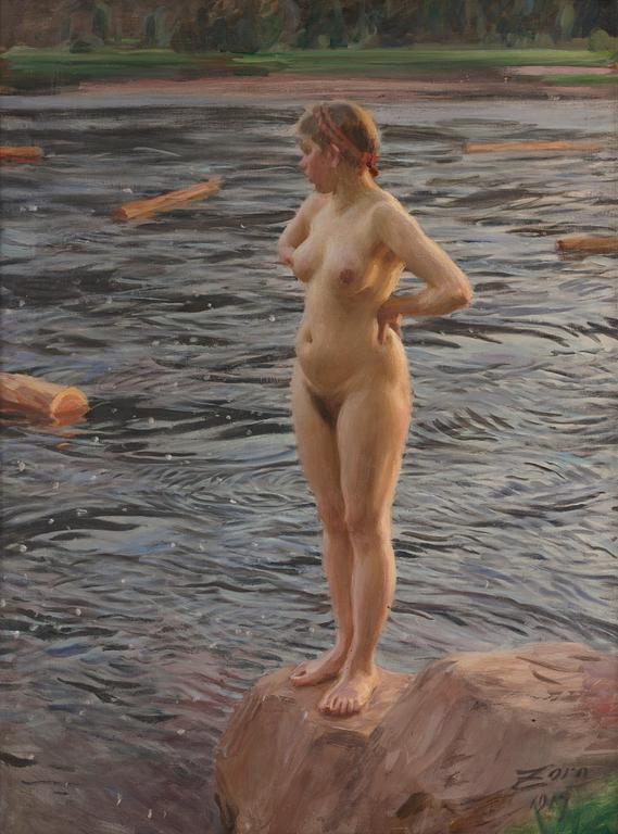 Anders Zorn, "Flottar Maja".