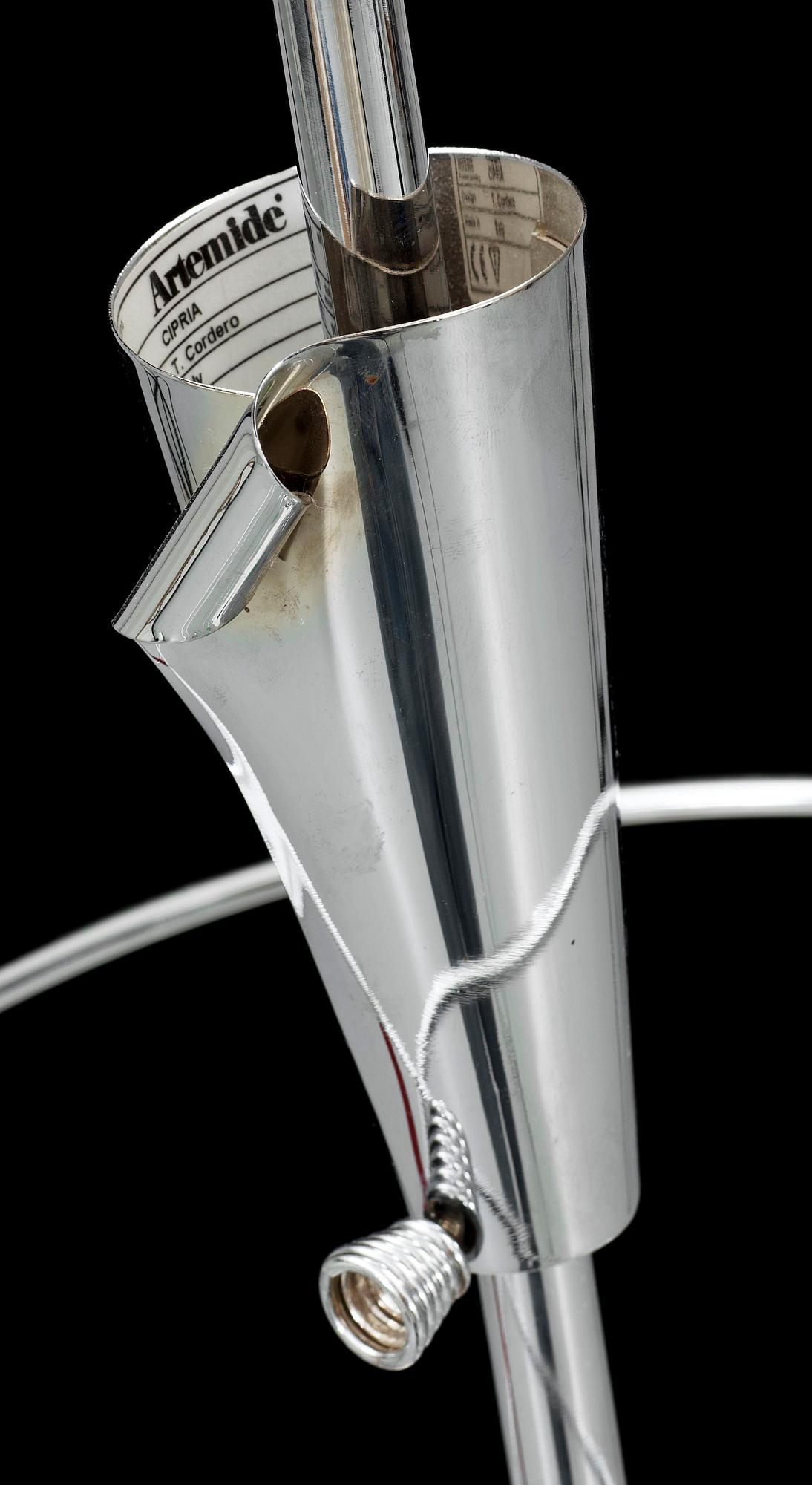 TAKLAMPA, "Melissa", Artemide, Italien 1900-talets andra hälft. H 88.