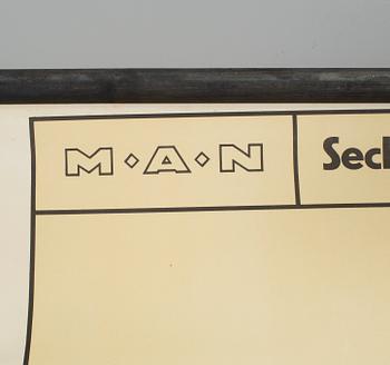 PLANSCH, MAN, Tyskland, 1900-talets mitt.