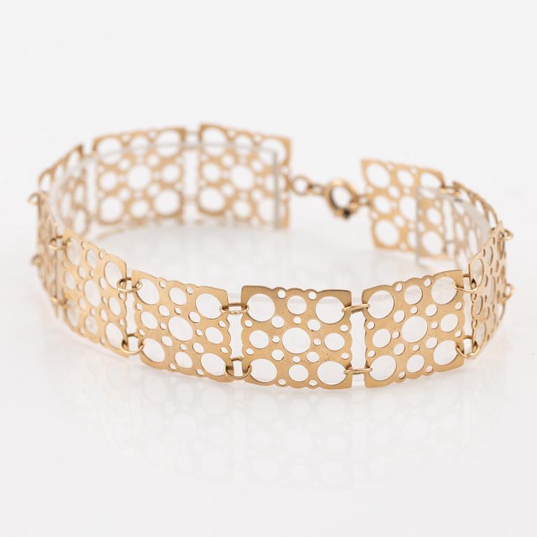 Liisa Vitali, bracelet, 14K gold.