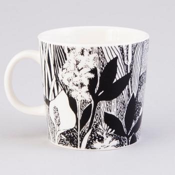 MOOMIN-MUG, porcelain, 'Moomintroll daydreaming', Moomin Characters, Arabia 2005.