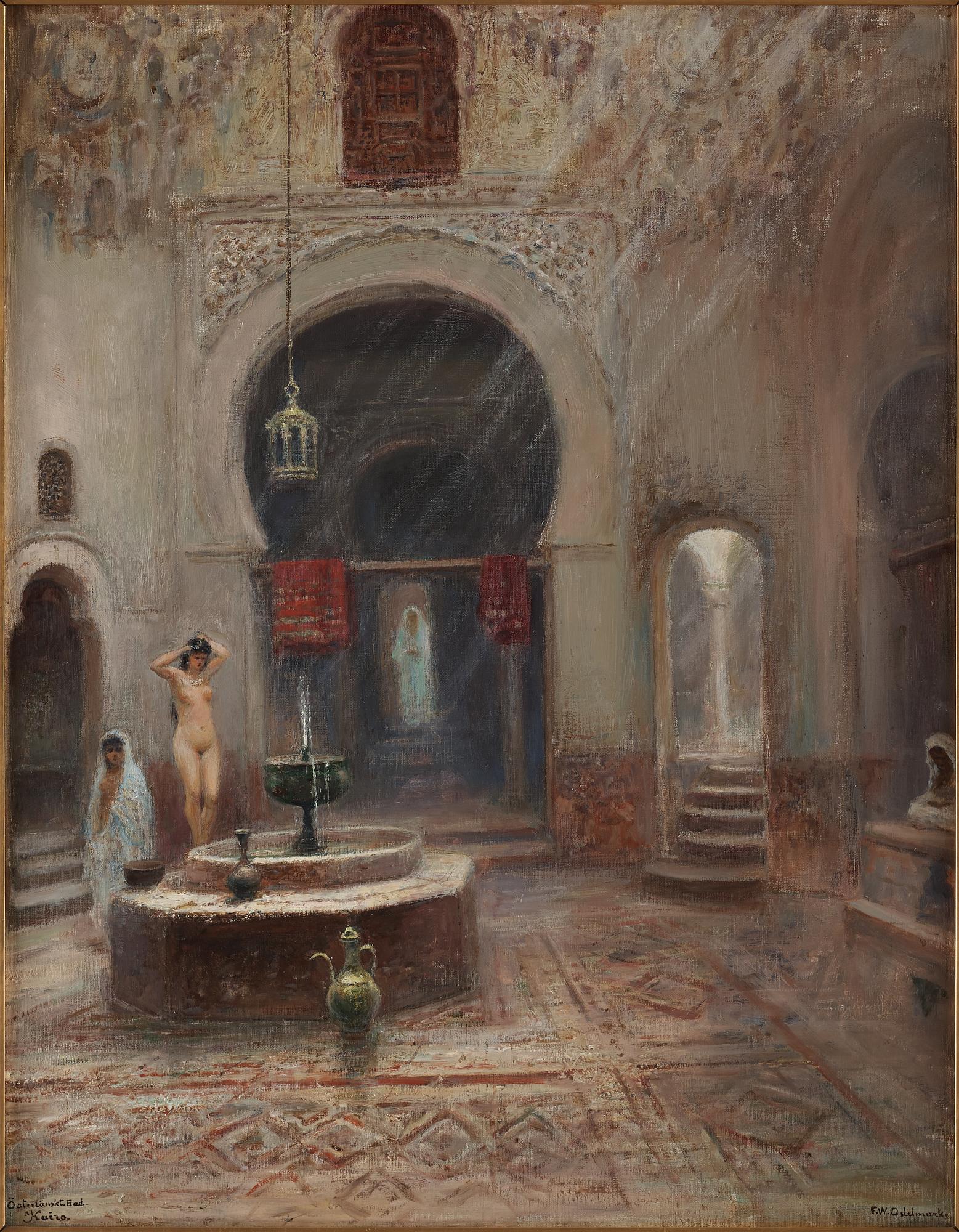 FRANS WILHELM ODELMARK, Olja på duk, signerad.
