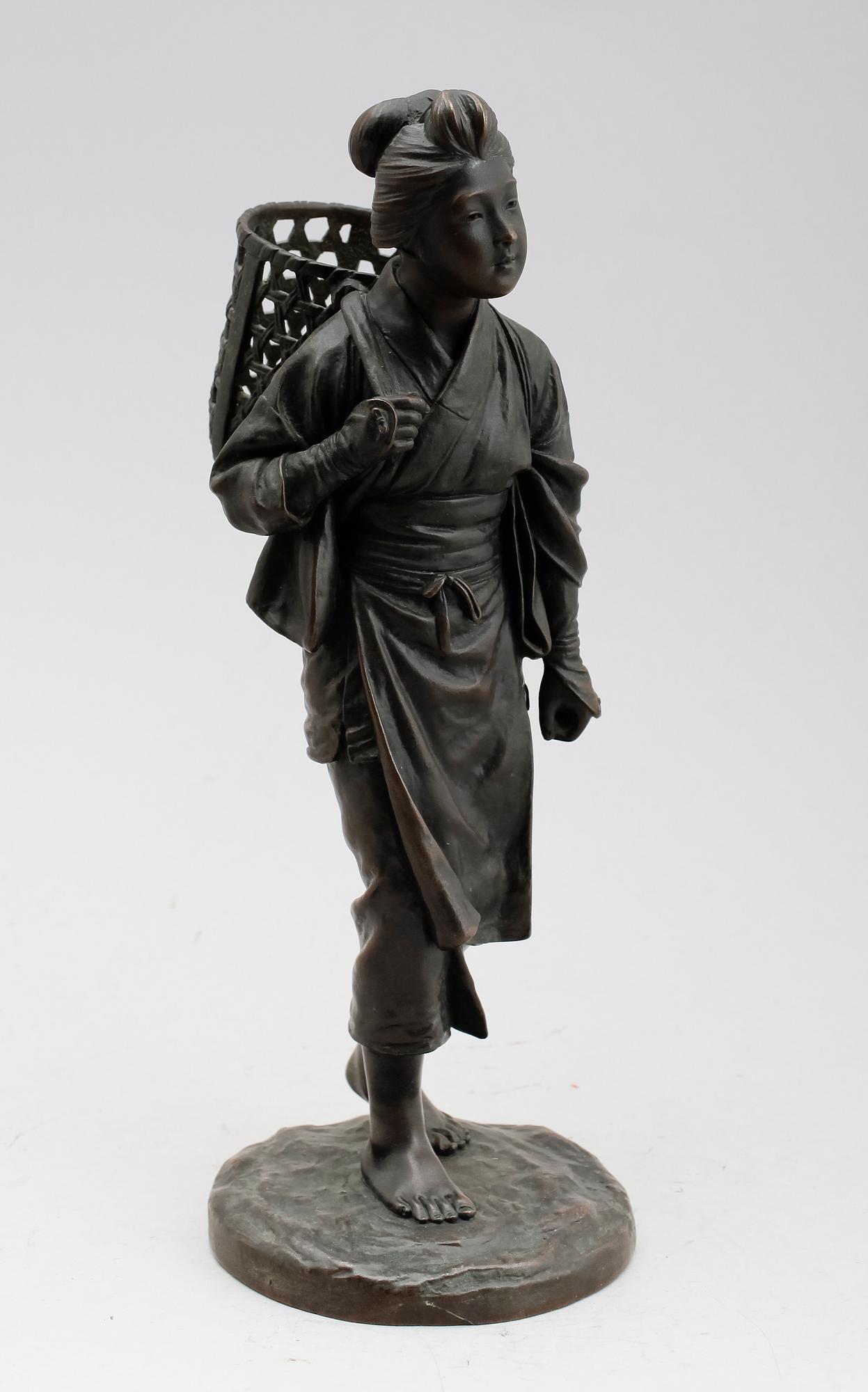 SKULPTUR, brons, orientalisk, 1800-/1900-tal.