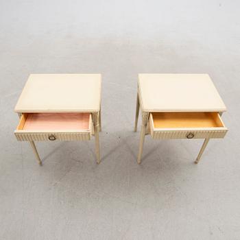 Nightstands, a pair, Gustavian style, 20th century.