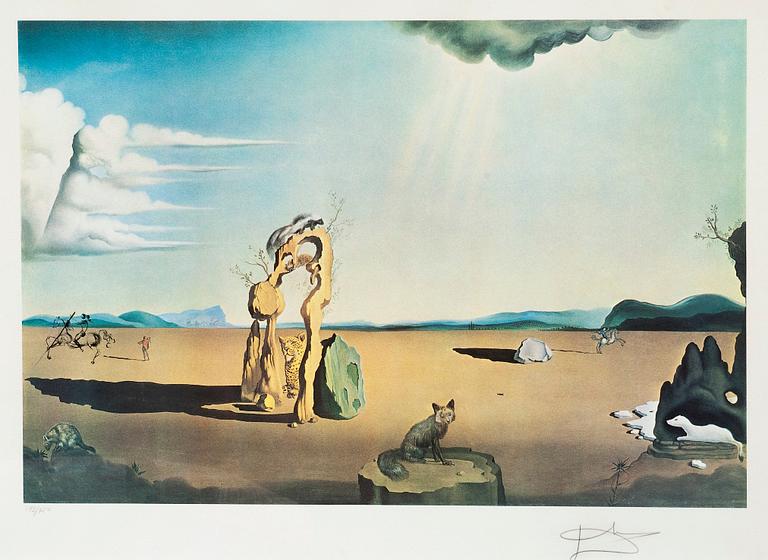 SALVADOR DALÍ, färglitografi, signerad och numrerad 193/450, 1976.