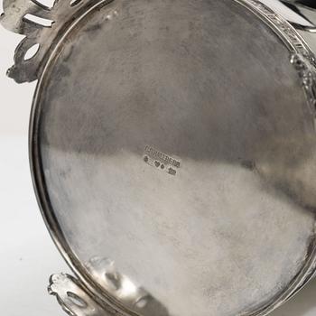 C.G. Hallberg, Coffee pot, silver, Gustavian style, Stockholm 1930.