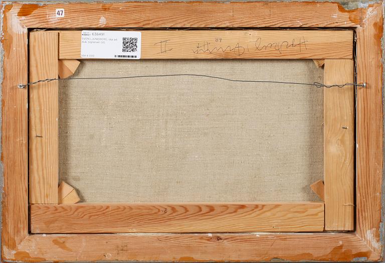 SVEN LJUNGBERG, olja på duk, signerad.