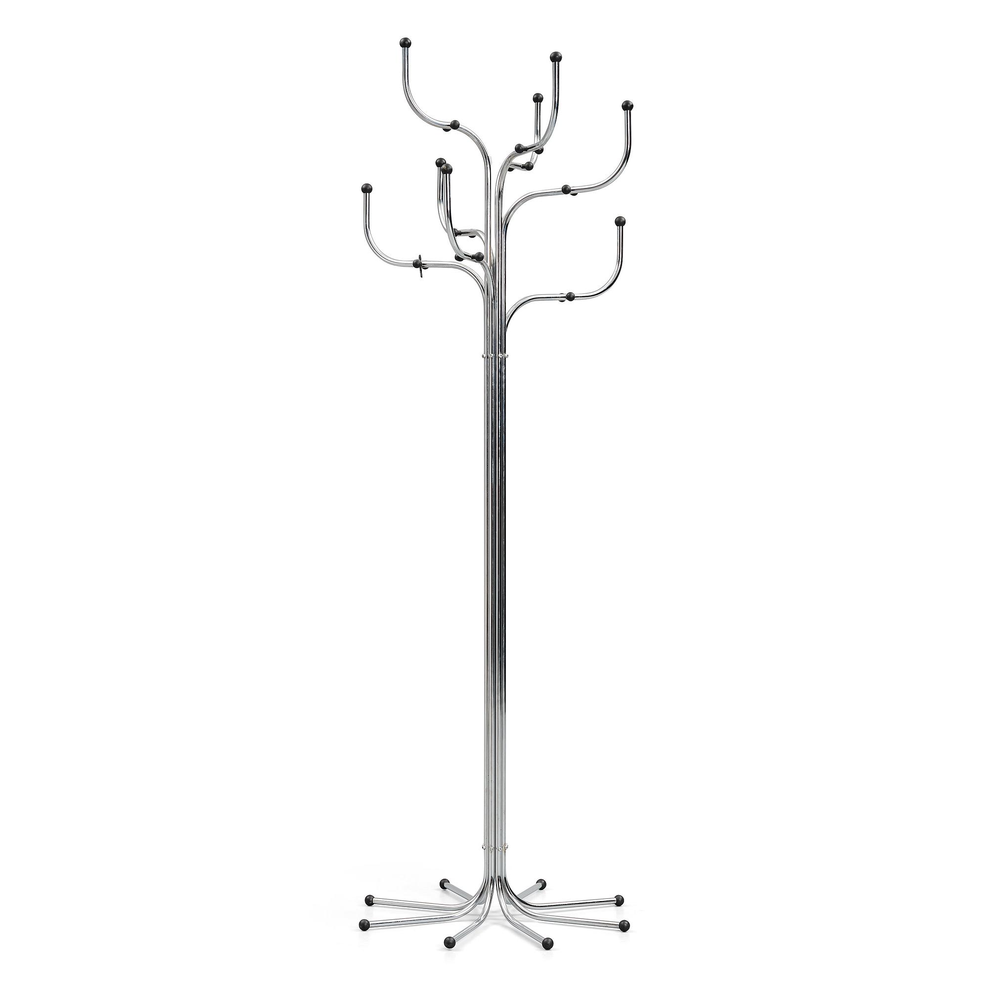 Sidse Werner, a chrome plated coat hanger, Fritz Hansen, Denmark, post 1971.