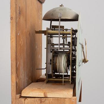 A Gustavian long case clock, 18th/19th Century.