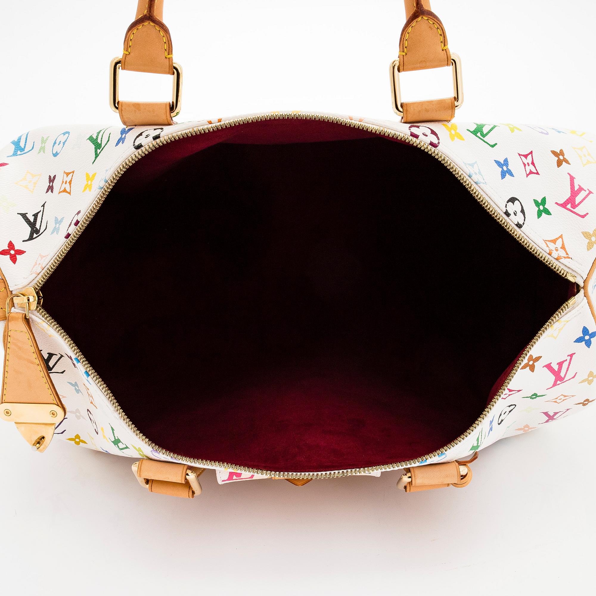 Louis Vuitton, X Takashi Murakami, väska, "Multicolour Keepall 45", Limited Edition.