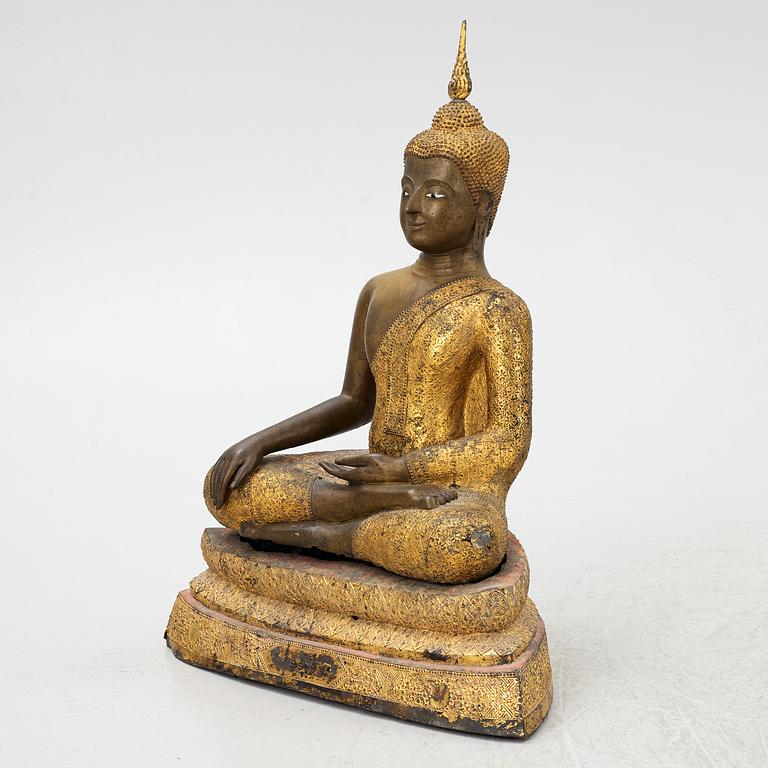 Budda, brons, Thailand, 1900-tal.