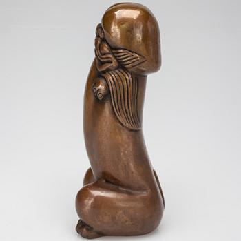 SKULPTUR, mässing, 1900-talets senare hälft.