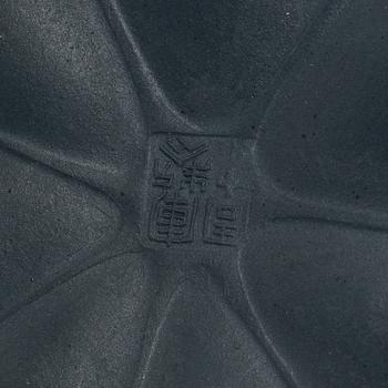 Two Chinese yixing ware teapots, 20th century.
