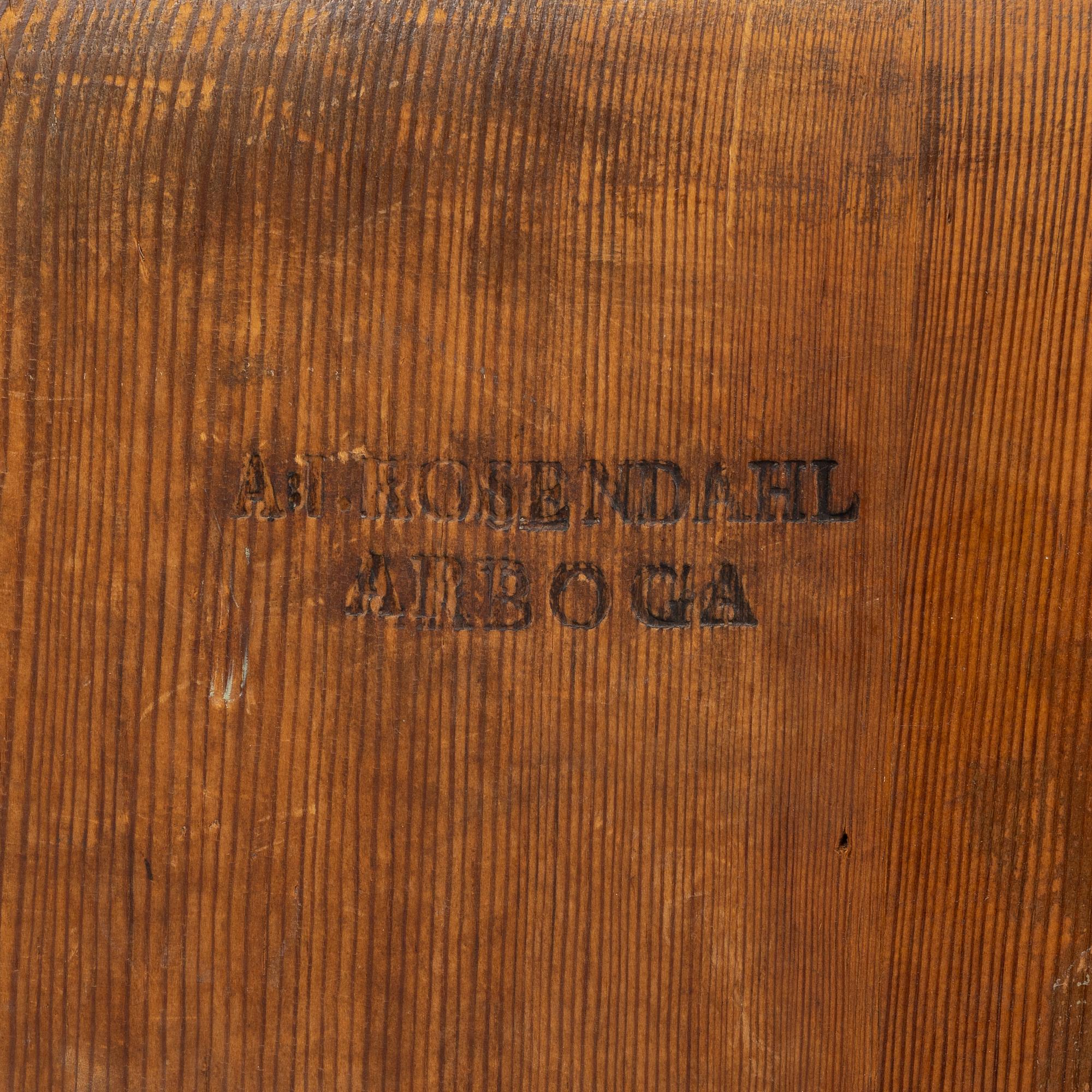 Fällbord av Anders Jacob Rosendahl (verksam i Arboga 1762-1836).