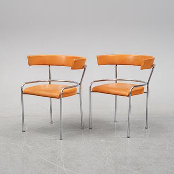 A pair of 'GA-1' armchairs by Gunnar Asplund for Källemo, after 1988.