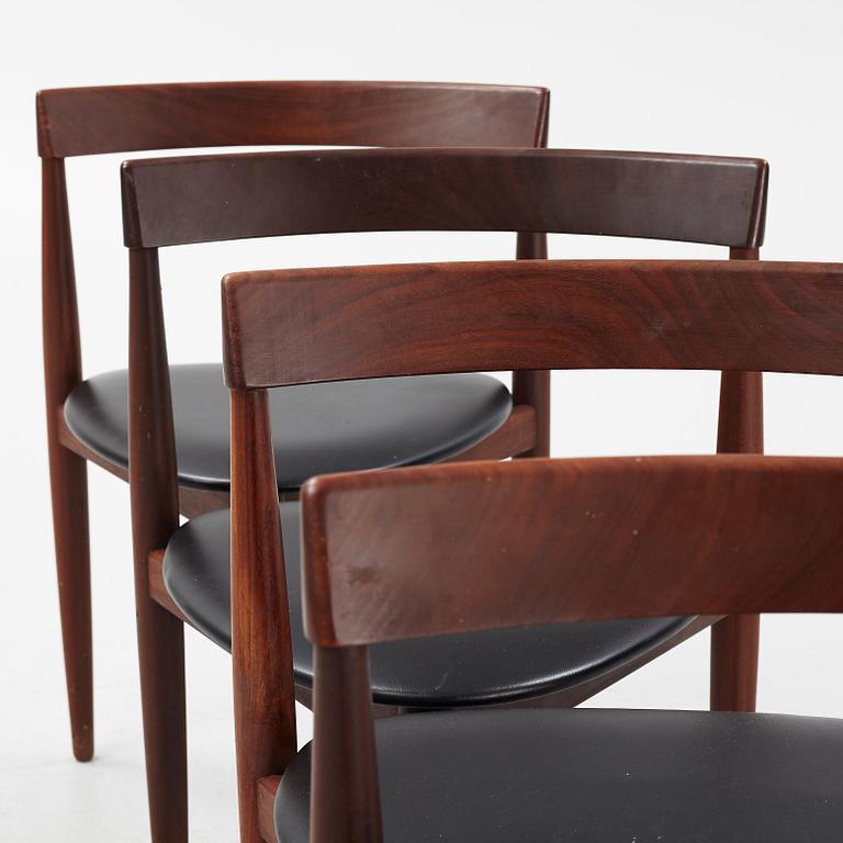Hans Olsen, a five-piece teak fining suite from Frem Røjle, Denmark, 1950's/60's.
