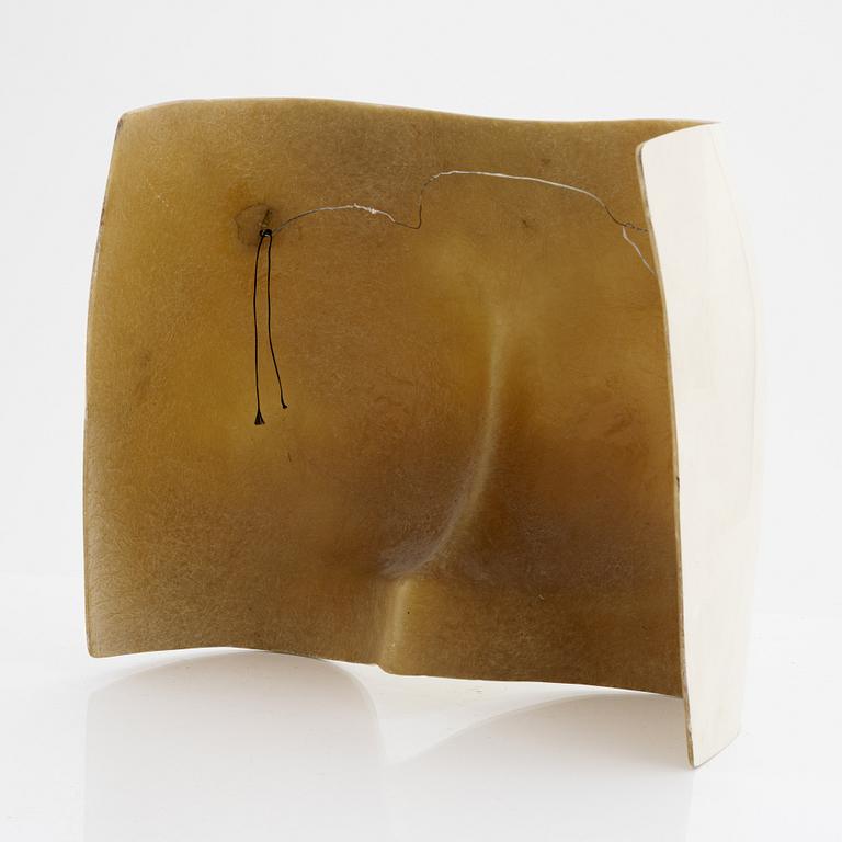 Barbro Bäckström, sculpture, glas fiber & plastic, 1970, signed 16/20.