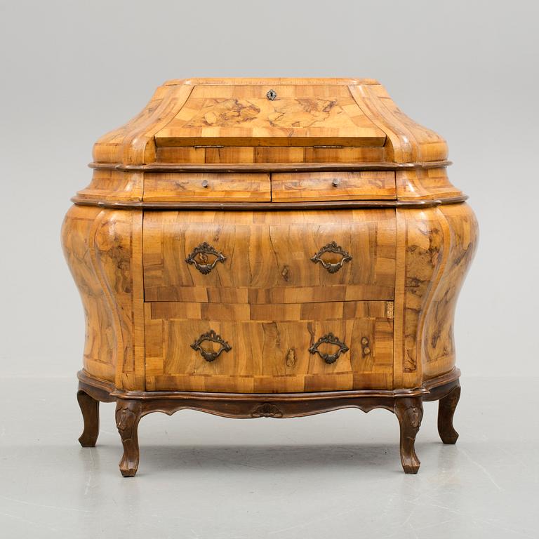 SEKRETÄR, barockstil, Italien, 1900-talets mitt.