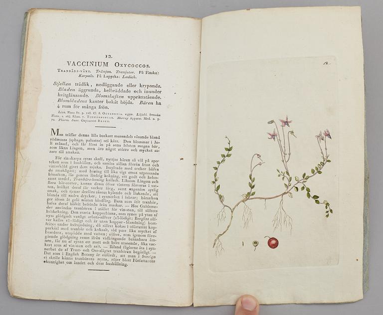 JOHAN WILHELM PALMSTRUCH, "Svensk Botanik, vol I-V. 1803-1805.