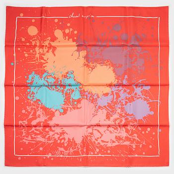 Hermès, a 'Cheval Surprise Remix' twill silk scarf.