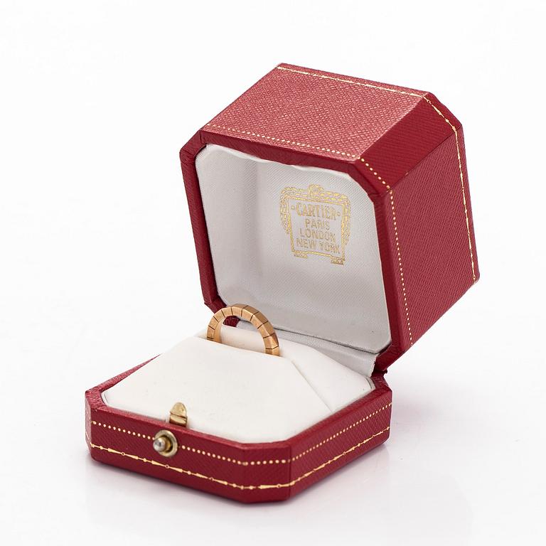 Cartier, sormus, Lanieres, 18K ruusukultaa,