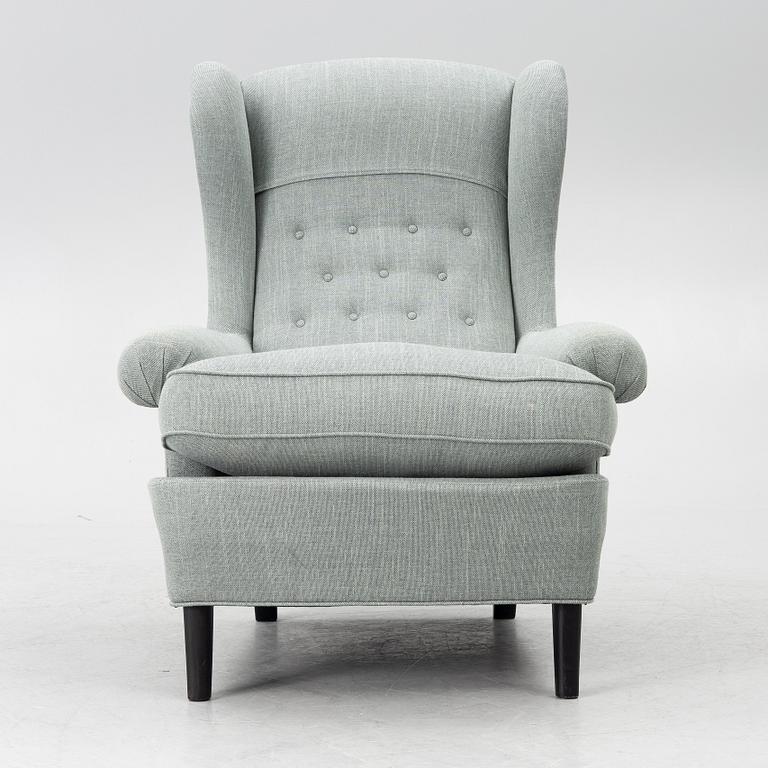 Carl Malmsten, Fåtölj, ”Häggbom”, O.H.Sjögren, Tranås, 2022.