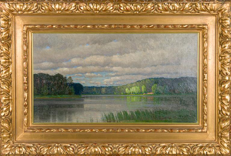 Alfred Scherres, Pilvinen maisema.