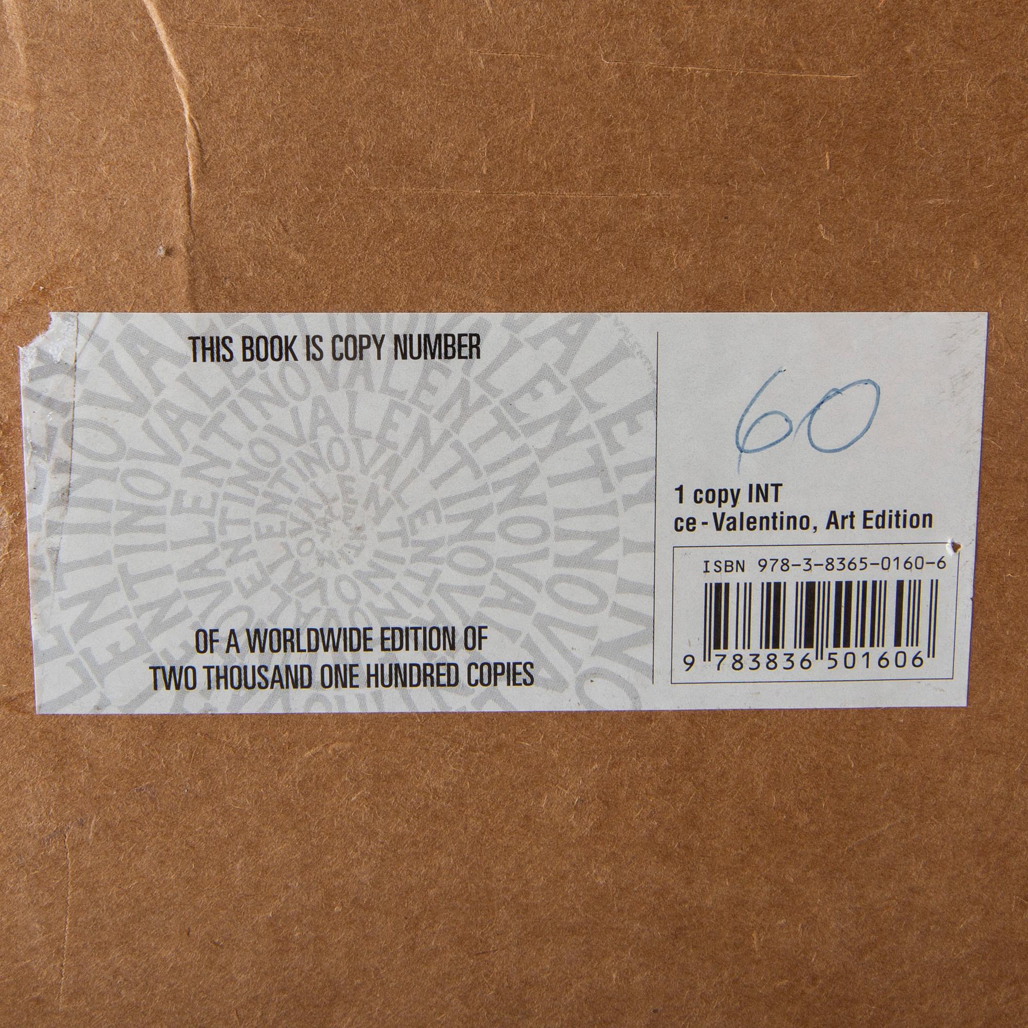 Valentino Garavani. Una grande storia italiana, book Taschen numbered and signed 60.