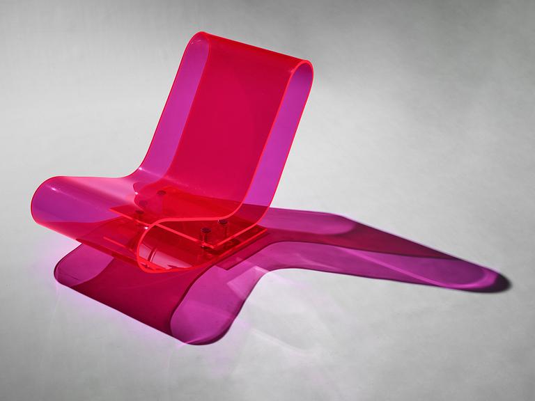 Maarten Van Severen, an 'LCP' easy chair, Kartell, Italy post 1997.