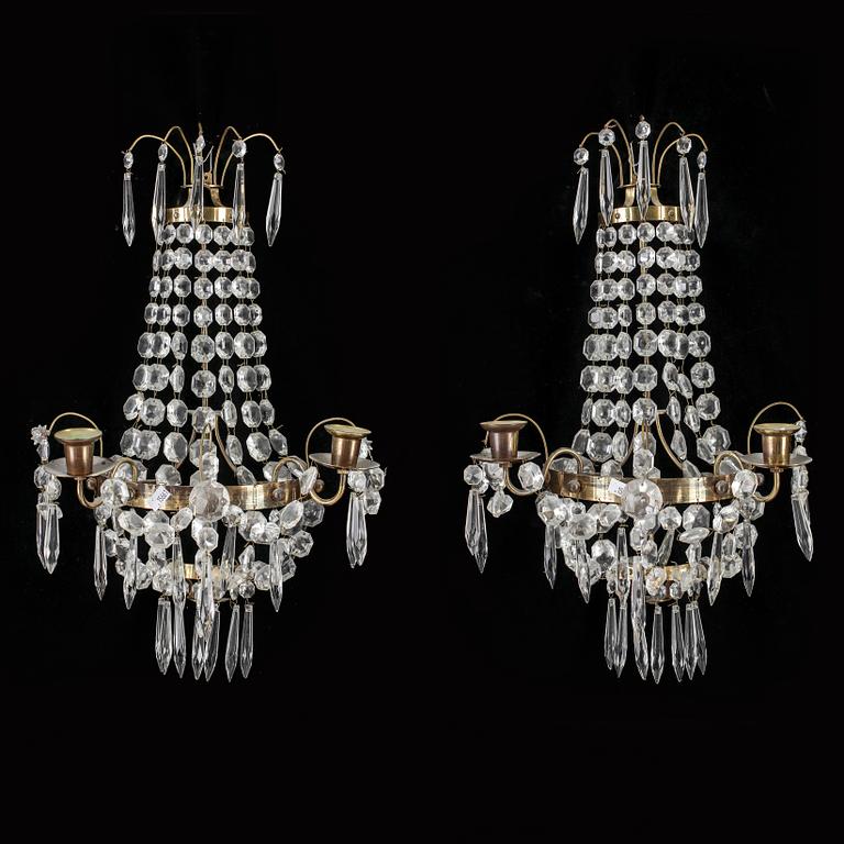 VÄGGLAMPETT, gustaviansk stil, 1900-talets första hälft.