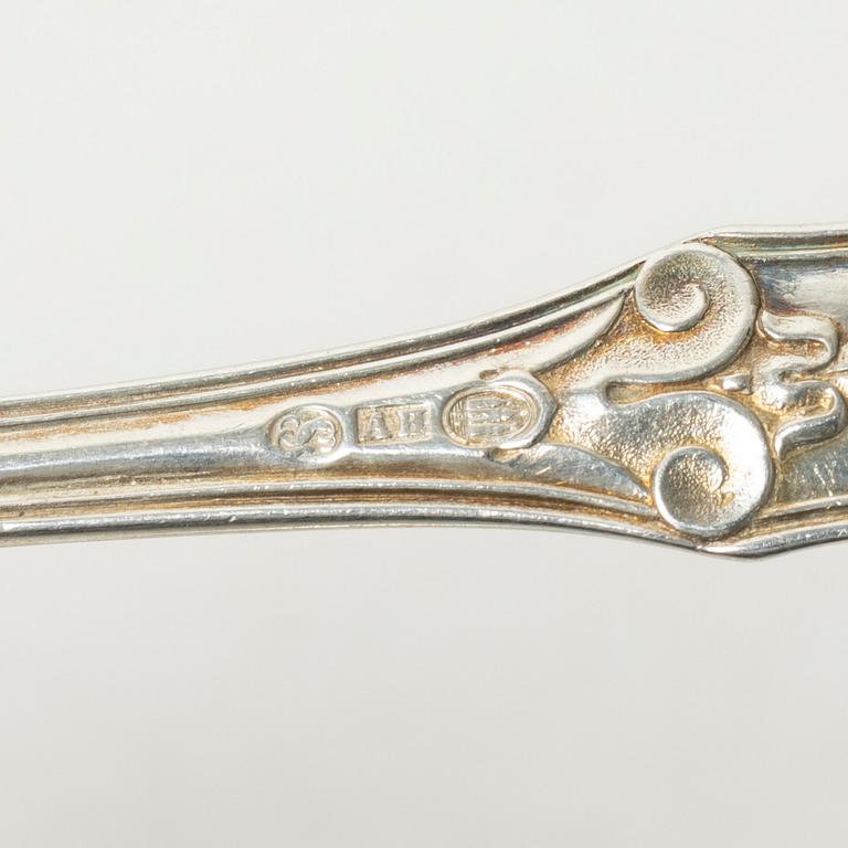 Besticks, 24 st, silver, Köpenhamn, Danmark, 1879.