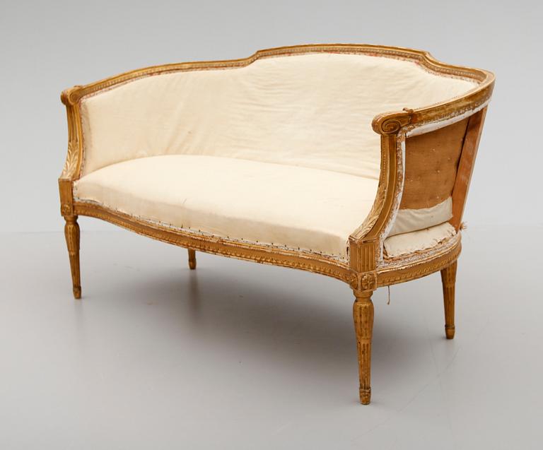 SOFFA, Louis XVI-stil, 1800-talets andra hälft.