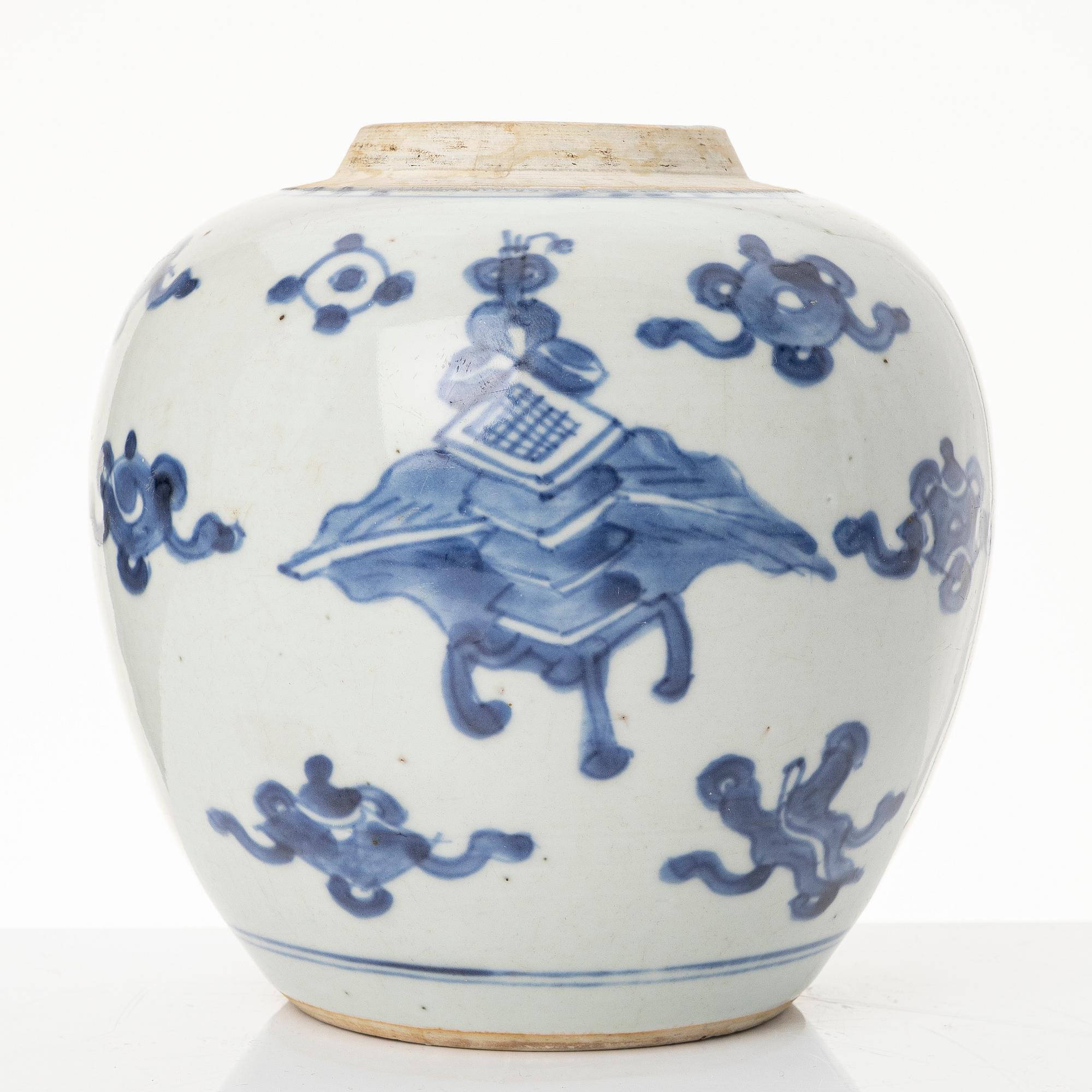 Bojan, porslin, qingdynastin, Kina, 1700-tal.