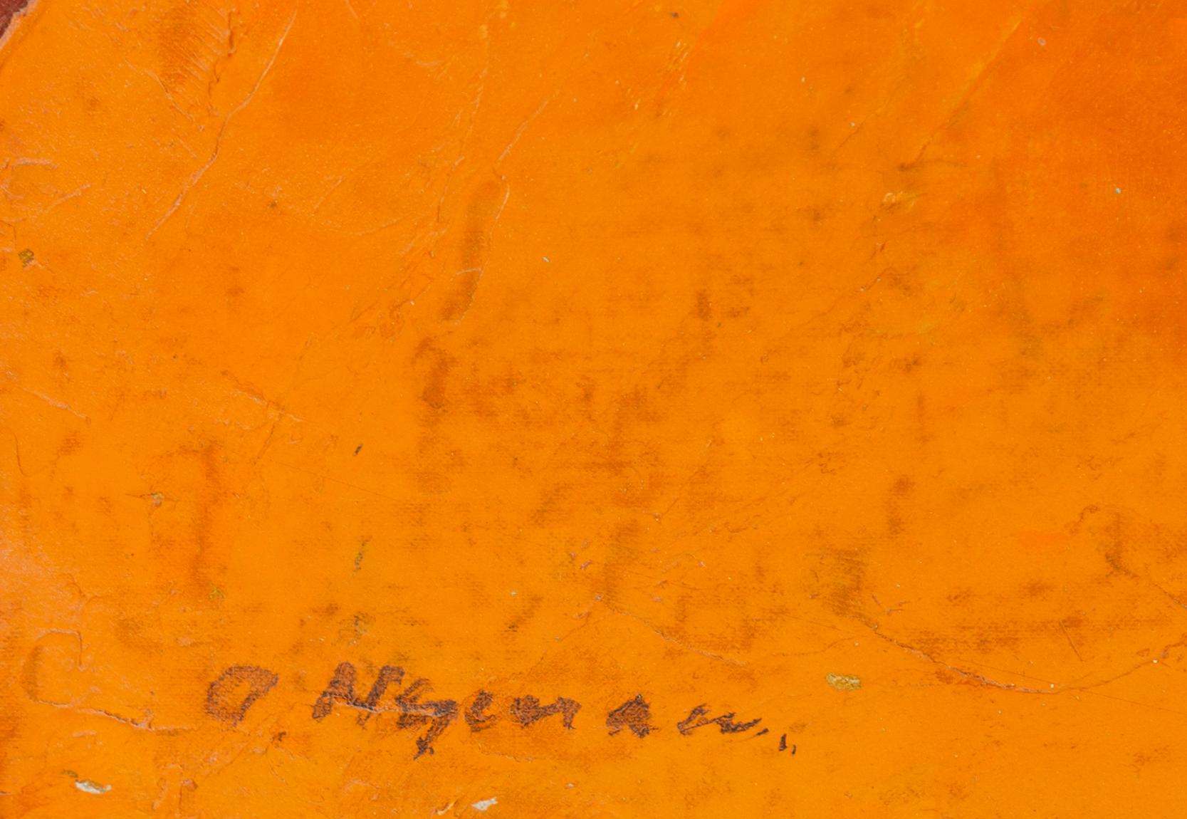 OLLE NYMAN, oil on panel, signed.