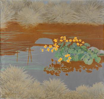 639. Bror Lindh, Marsh Marigolds.