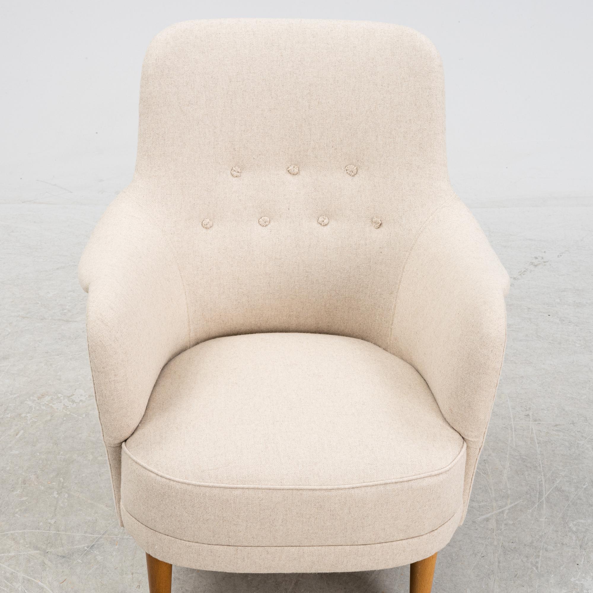 A 'Samas' easy chair by Carl Malmsten for OH Sjögren.