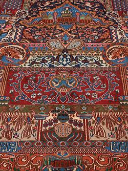 A carpet, Kashmar, ca 380 x 295 cm.