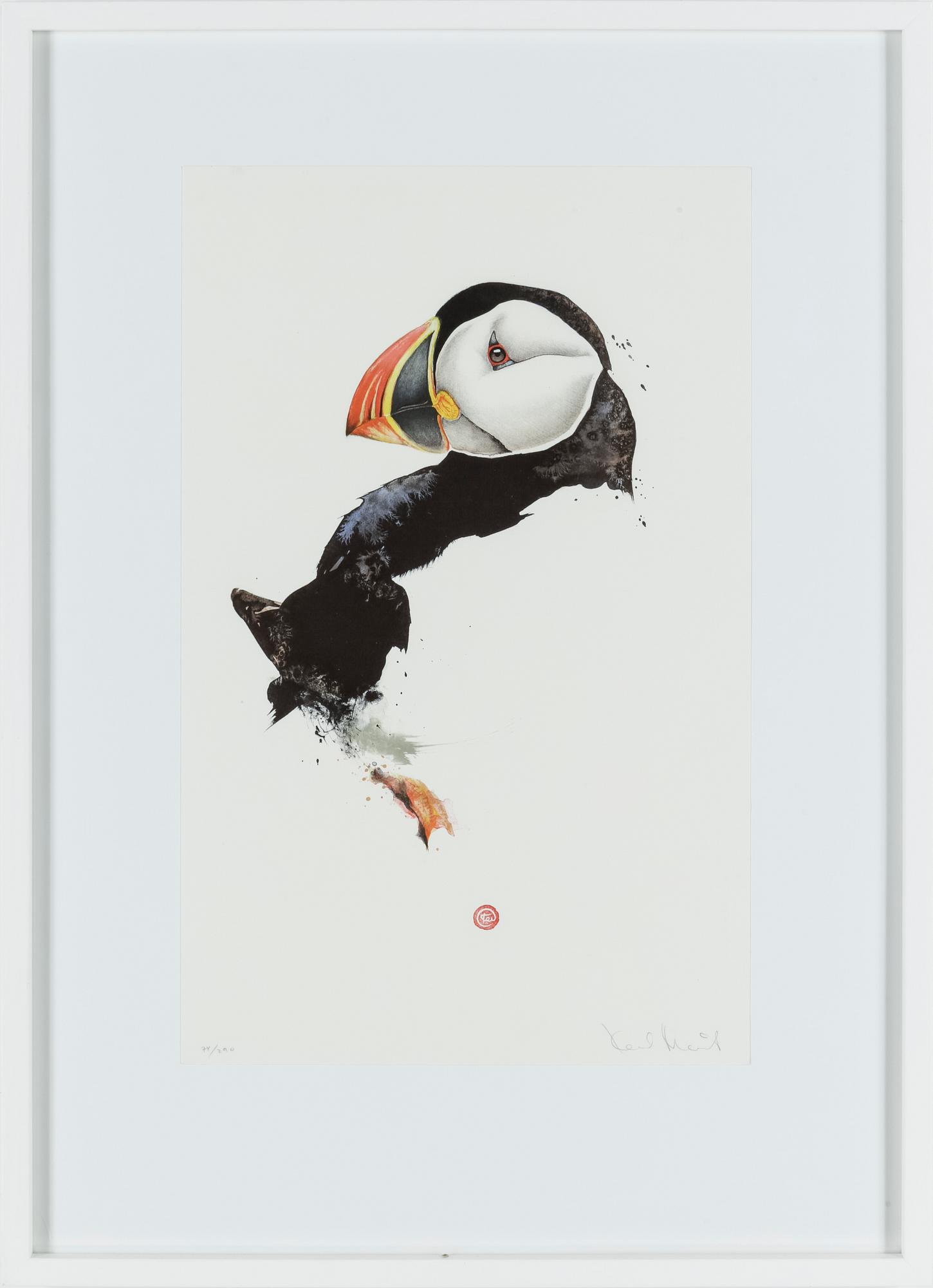 KARL MÅRTENS, färglitografi, sigillstämplad, signerad och numrerad 74/150.